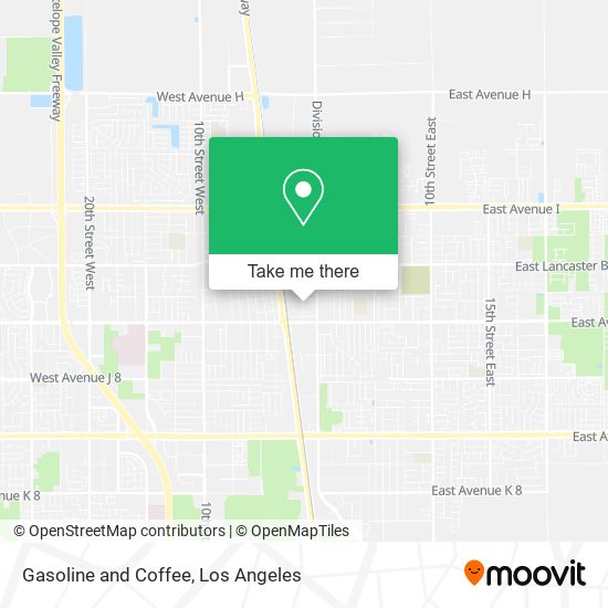 Gasoline and Coffee map