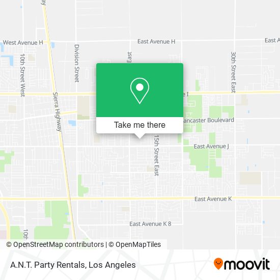 A.N.T. Party Rentals map
