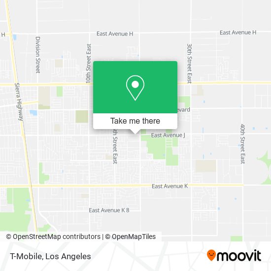 Mapa de T-Mobile