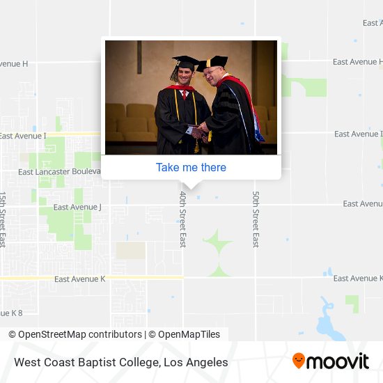 West Coast Baptist College map