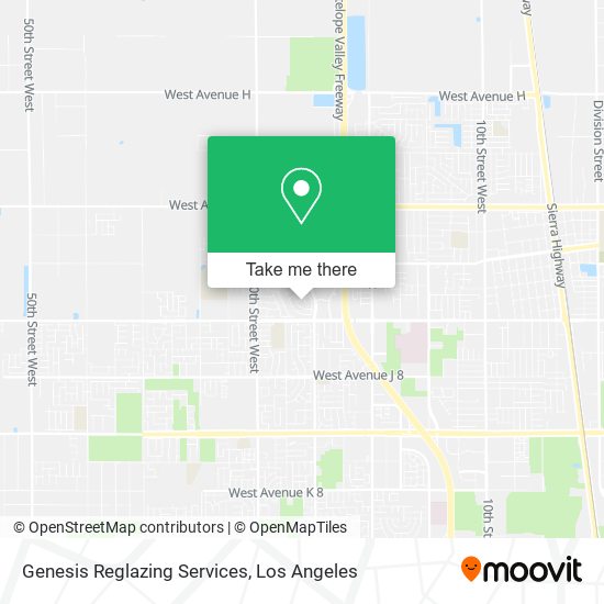 Genesis Reglazing Services map