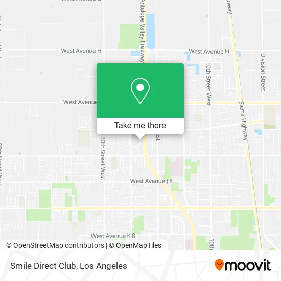 Mapa de Smile Direct Club