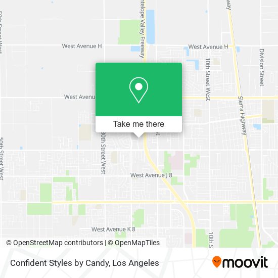 Confident Styles by Candy map