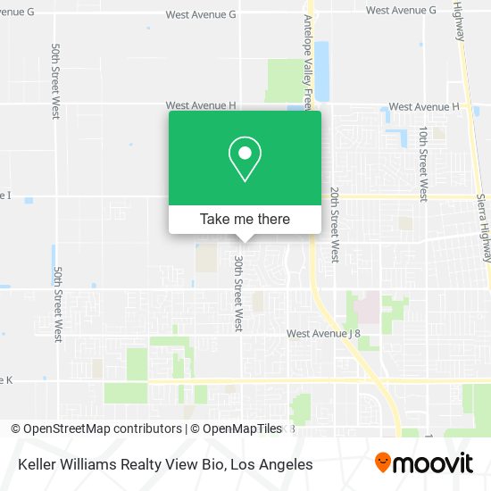 Keller Williams Realty View Bio map