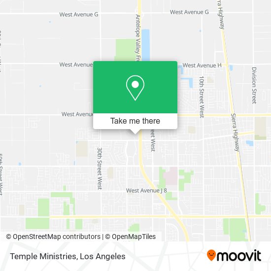 Mapa de Temple Ministries