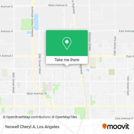 Yeowell Cheryl A map