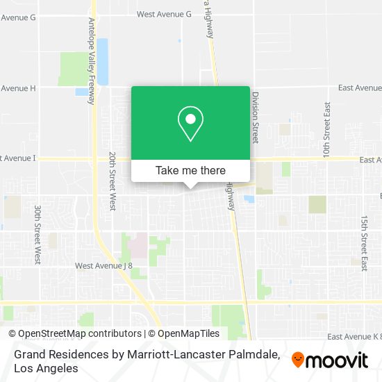 Grand Residences by Marriott-Lancaster Palmdale map