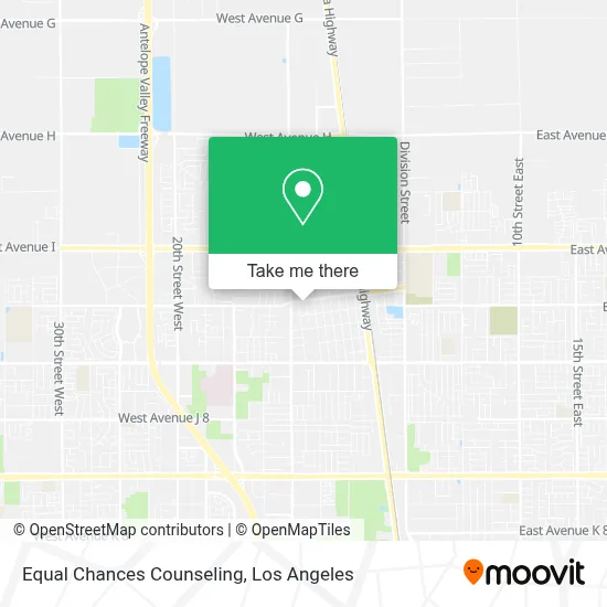 Equal Chances Counseling map