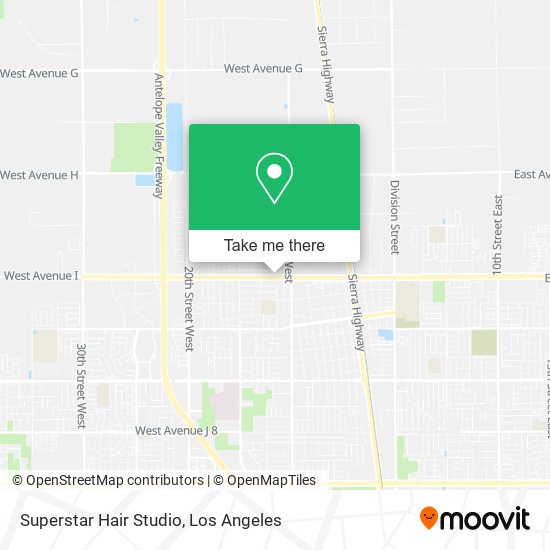 Superstar Hair Studio map