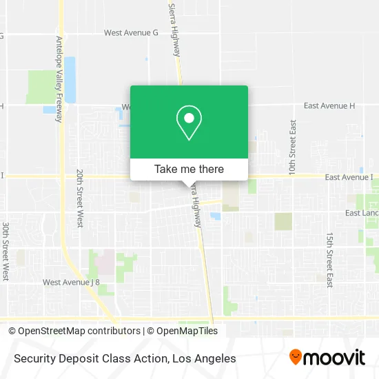 Security Deposit Class Action map