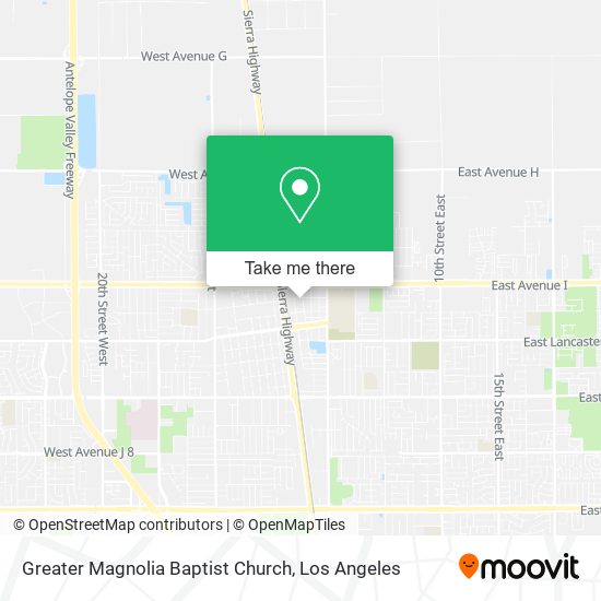 Greater Magnolia Baptist Church map