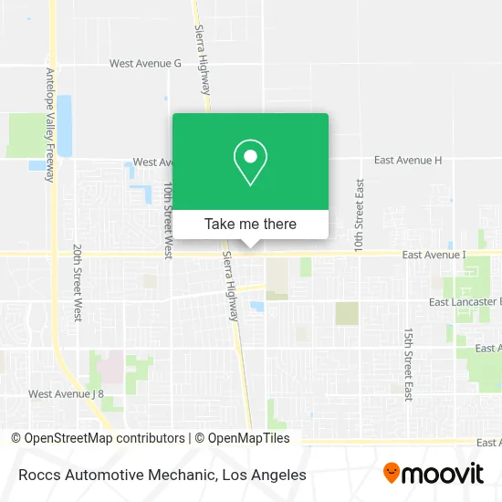 Roccs Automotive Mechanic map