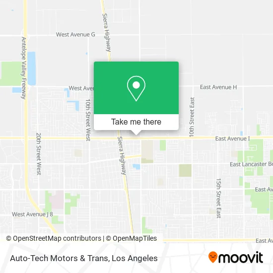 Auto-Tech Motors & Trans map