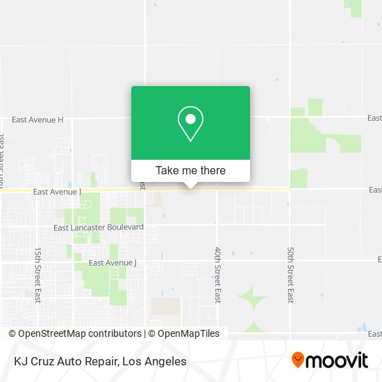 Mapa de KJ Cruz Auto Repair
