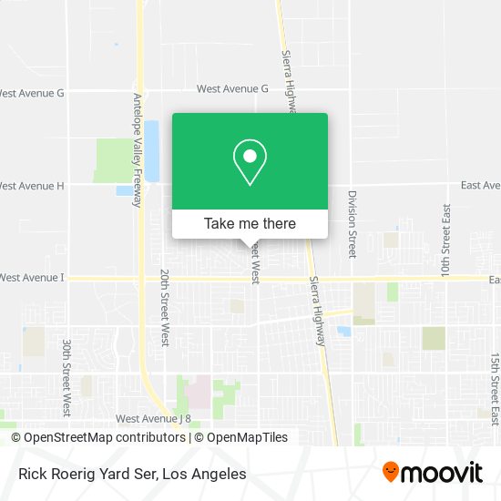Mapa de Rick Roerig Yard Ser