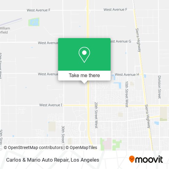 Mapa de Carlos & Mario Auto Repair