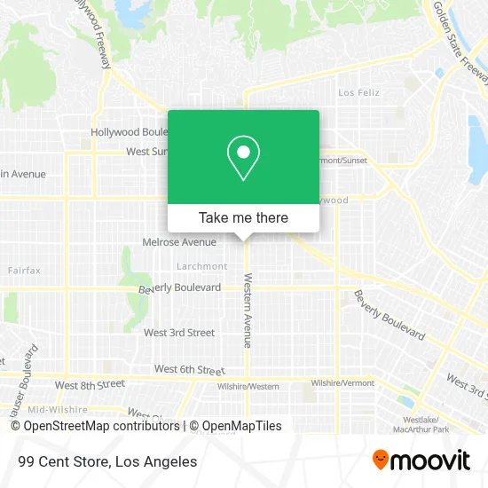 99 Cent Store map
