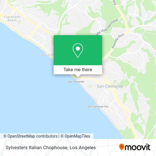 Mapa de Sylvesters Italian Chophouse