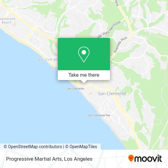Mapa de Progressive Martial Arts