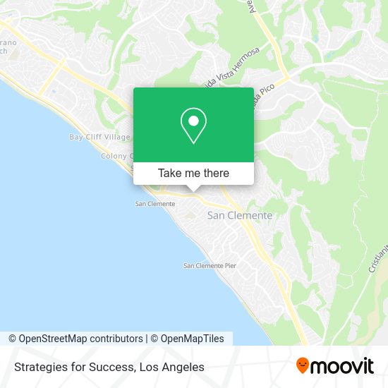 Strategies for Success map