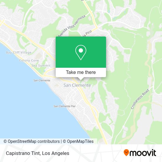 Capistrano Tint map