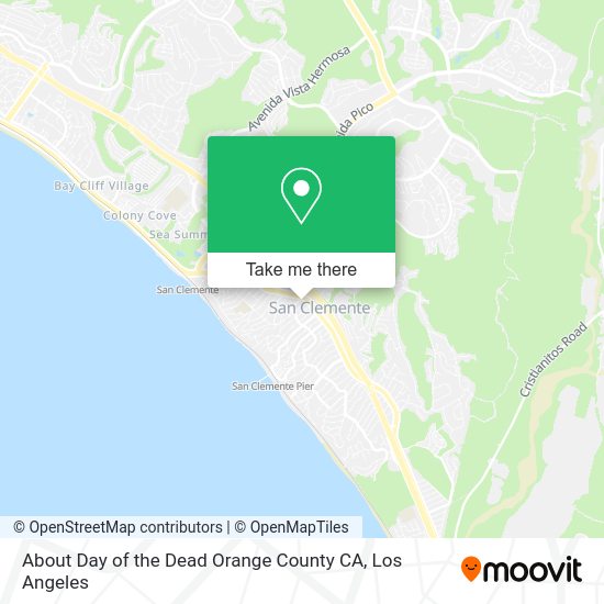 About Day of the Dead Orange County CA map