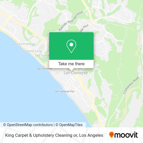 King Carpet & Upholstery Cleaning or map