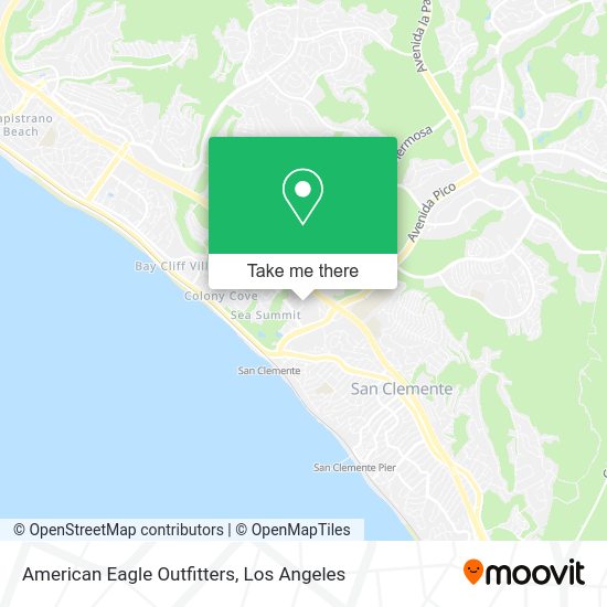 American Eagle Outfitters map