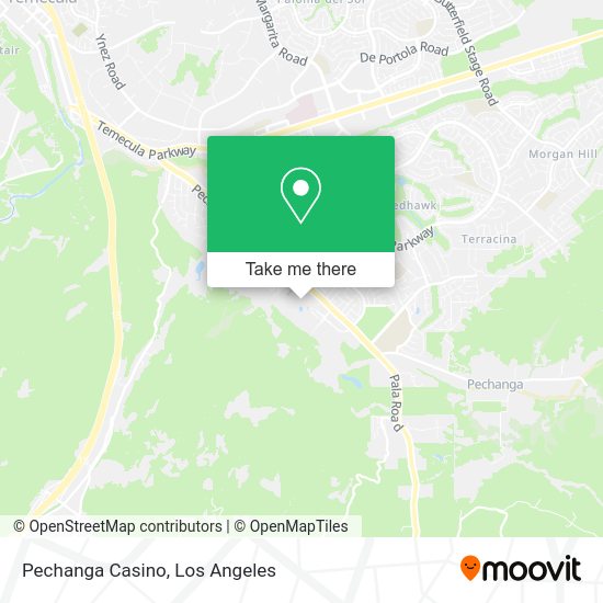 Mapa de Pechanga Casino