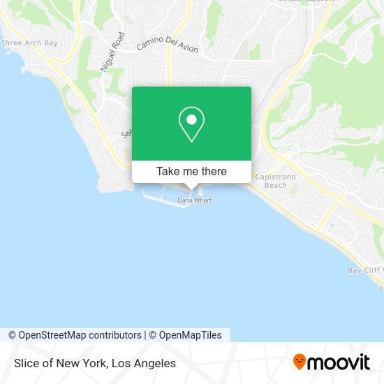 Slice of New York map