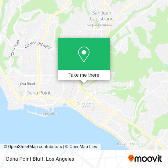 Mapa de Dana Point Bluff