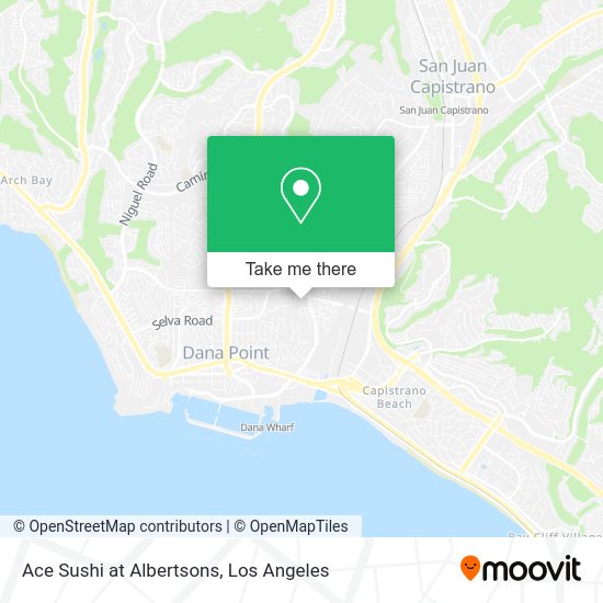 Ace Sushi at Albertsons map