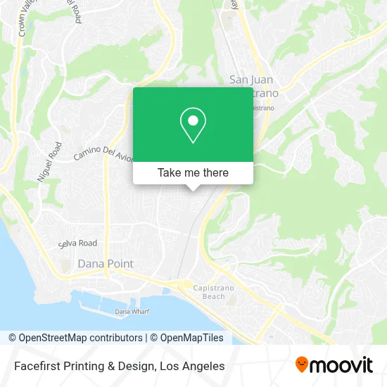 Facefirst Printing & Design map