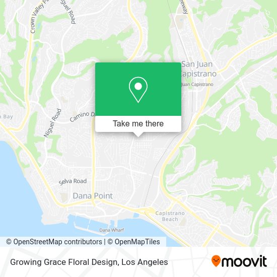Growing Grace Floral Design map