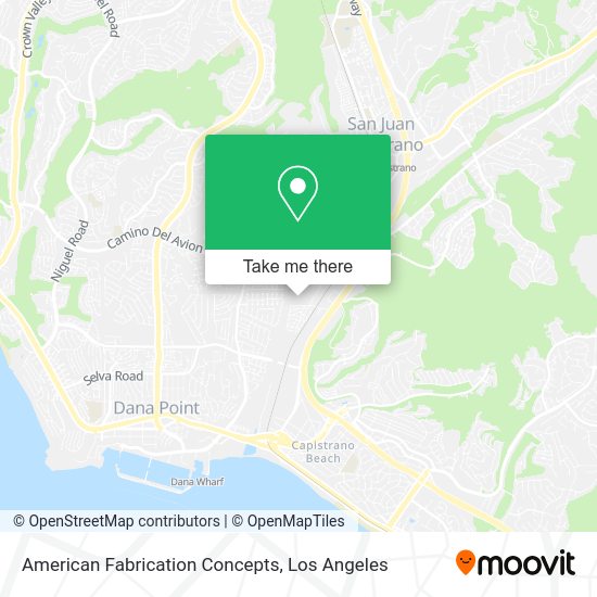 American Fabrication Concepts map
