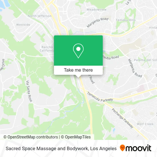 Mapa de Sacred Space Massage and Bodywork