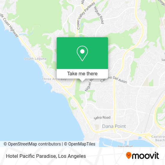 Hotel Pacific Paradise map