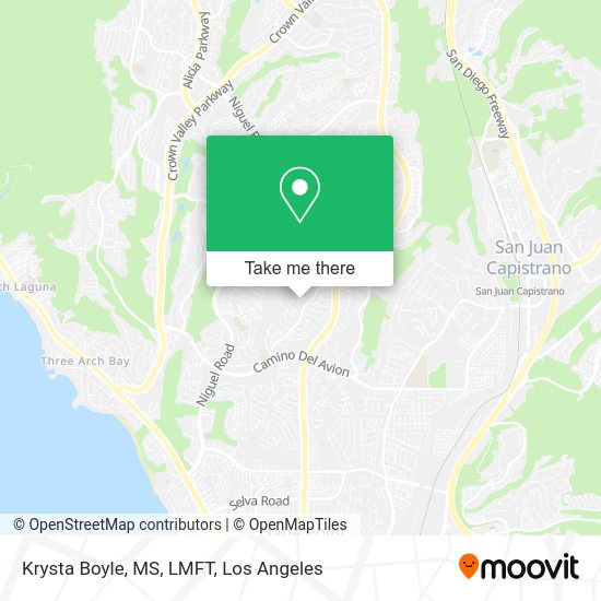 Krysta Boyle, MS, LMFT map