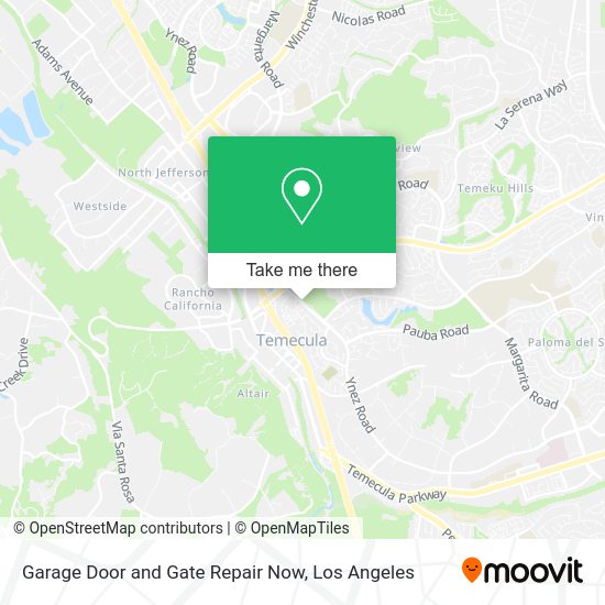 Garage Door and Gate Repair Now map