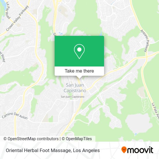 Oriental Herbal Foot Massage map