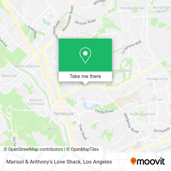 Marisol & Anthony's Love Shack map