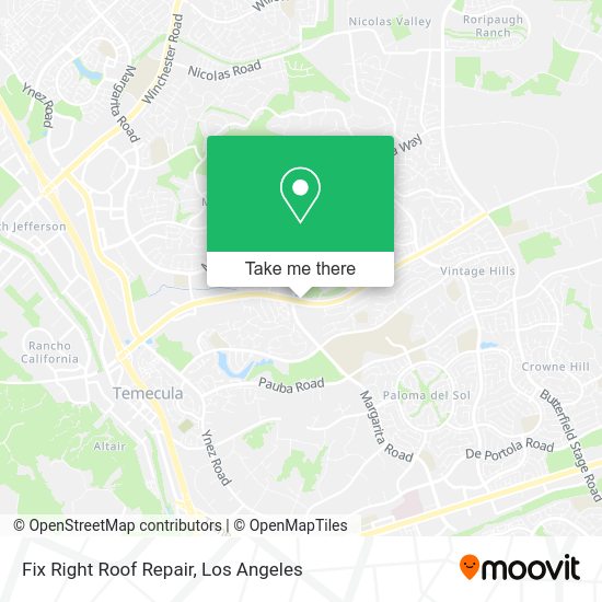 Mapa de Fix Right Roof Repair