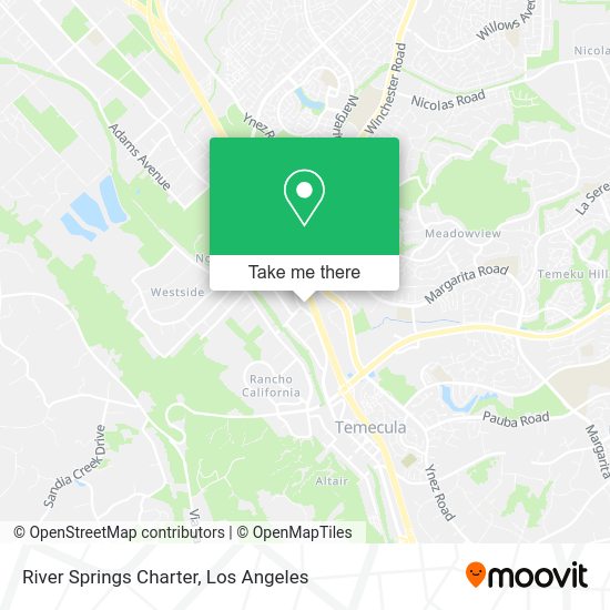River Springs Charter map