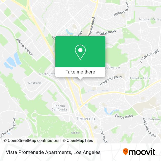 Vista Promenade Apartments map