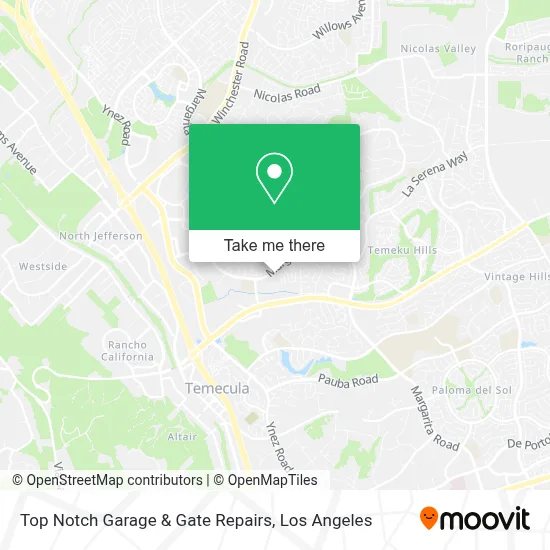 Top Notch Garage & Gate Repairs map