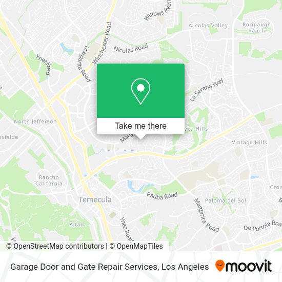 Garage Door and Gate Repair Services map