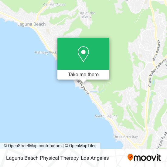 Mapa de Laguna Beach Physical Therapy