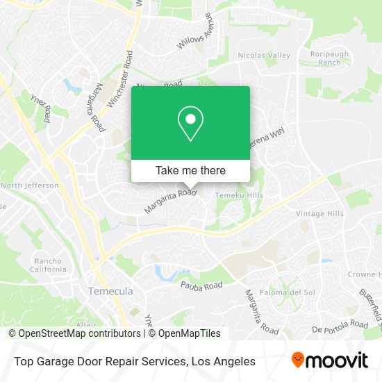 Top Garage Door Repair Services map