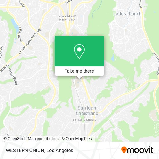 Mapa de WESTERN UNION