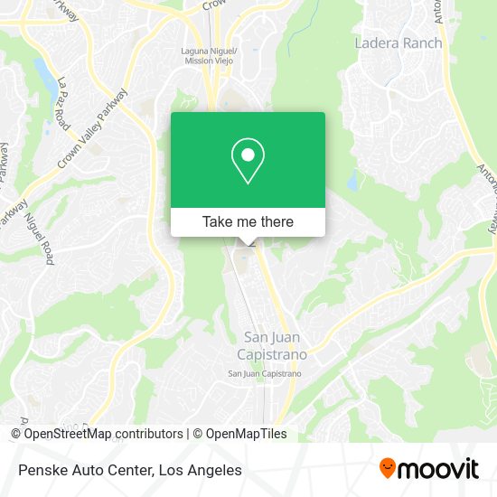 Mapa de Penske Auto Center